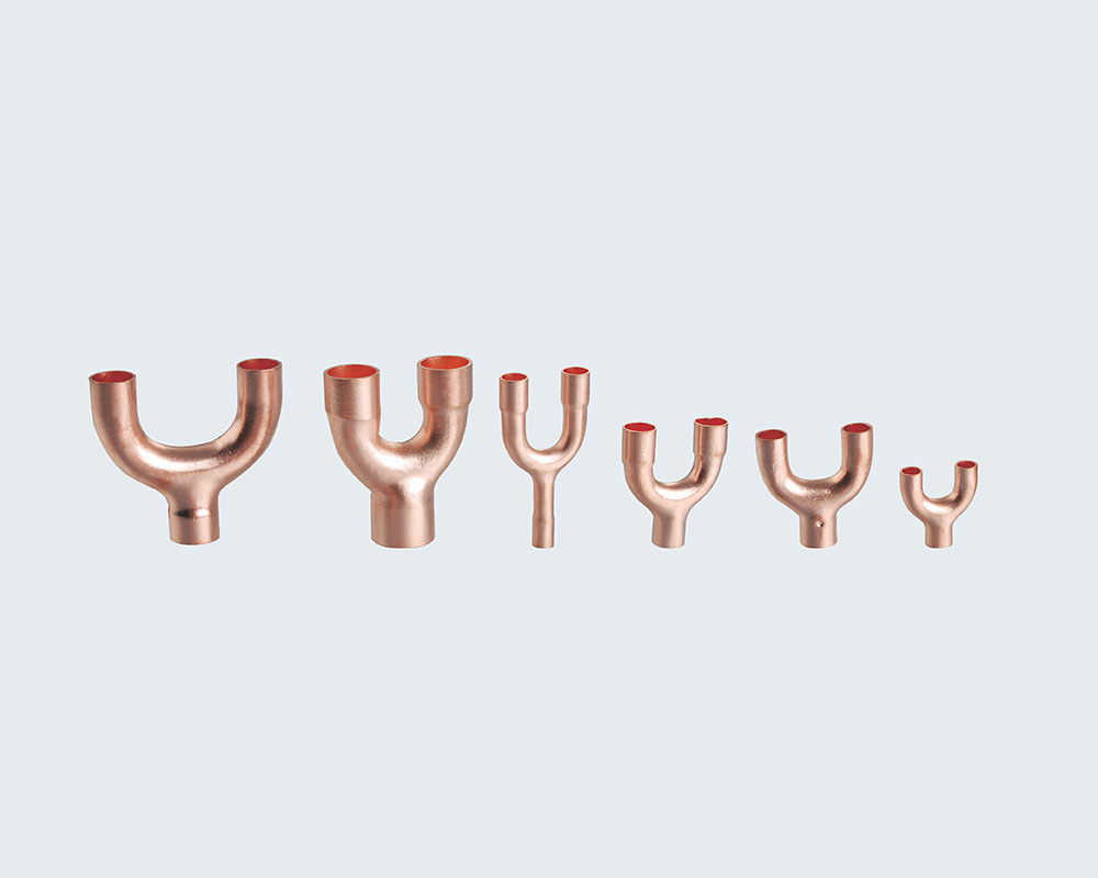 Y-shape three-way pipe
